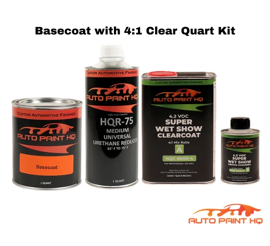 Mercedes 568 Signal Red Basecoat Clearcoat Quart Complete Paint Kit 2 Mercedes 568 Signal Red Basecoat Clearcoat Quart Complete Paint Kit - Image 2