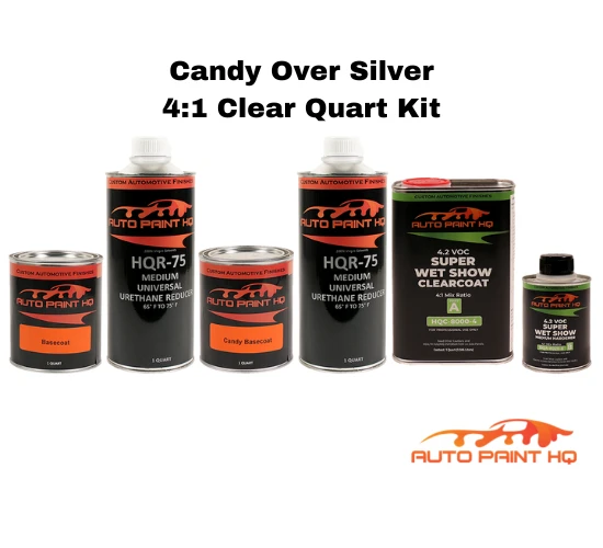 Candy Strawberry Basecoat Quart Complete Kit (Over Charcoal Base) 2 Candy Strawberry Basecoat Quart Complete Kit (Over Charcoal Base) - Image 2