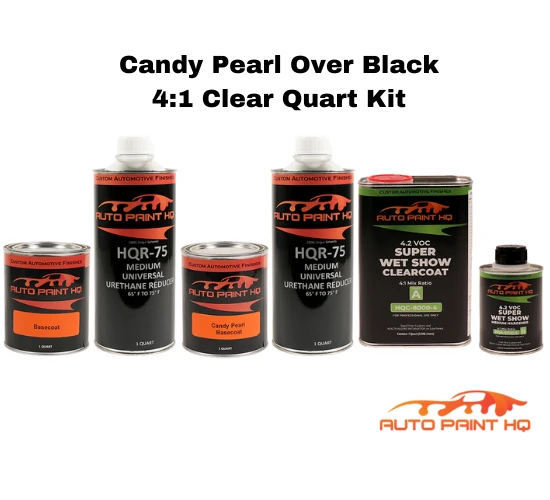 Candy Pearl Gold Basecoat Quart Complete Kit (Over Black Base) 2 Candy Pearl Gold Basecoat Quart Complete Kit (Over Black Base) - Image 2