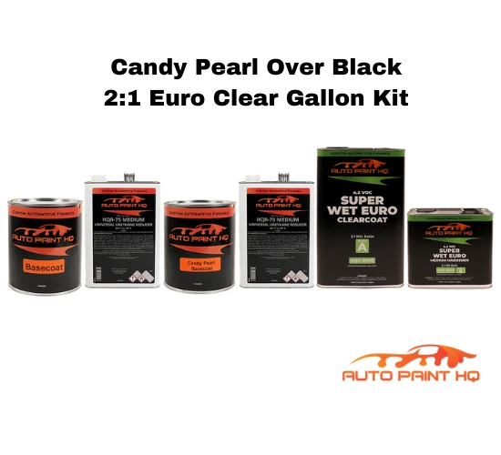 Candy Pearl Gold Over Black Base Complete Gallon Kit 3 Candy Pearl Gold Over Black Base Complete Gallon Kit - Image 3