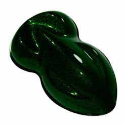 Candy Flake Apple Green Over Black Base Complete Gallon Kit