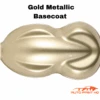 Gold Metallic Basecoat + Reducer Quart (Basecoat Only) Auto Paint Kit