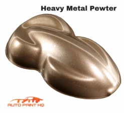 Heavy Metal Pewter Metallic Basecoat Clearcoat Complete Gallon Kit