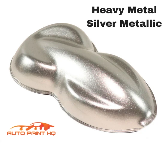 Heavy Metal Silver Metallic Basecoat Clearcoat Quart Complete Paint 1 Heavy Metal Silver Metallic Basecoat Clearcoat Quart Complete Paint