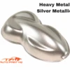 Heavy Metal Silver Metallic Basecoat Clearcoat Complete Gallon Kit