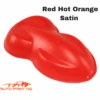 Satin Hot Rod Red Hot Orange Gallon 2K Urethane Single Stage Car Auto Paint Kit