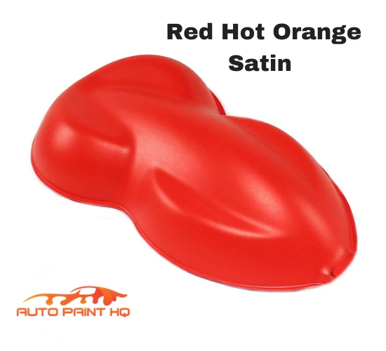 Satin Hot Rod Red Hot Orange Gallon 2K Urethane Single Stage Car Auto Paint Kit 1 Satin Hot Rod Red Hot Orange Gallon 2K Urethane Single Stage Car Auto Paint Kit