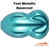 Teal Metallic Basecoat Clearcoat Quart Complete Paint Kit
