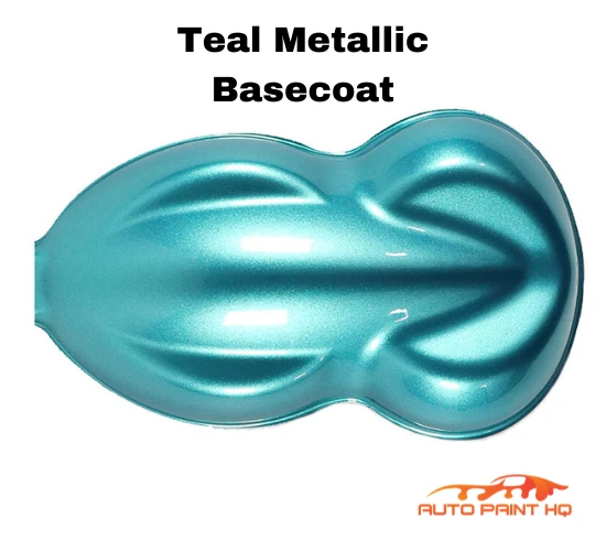 Teal Metallic Basecoat Clearcoat Quart Complete Paint Kit 1 Teal Metallic Basecoat Clearcoat Quart Complete Paint Kit