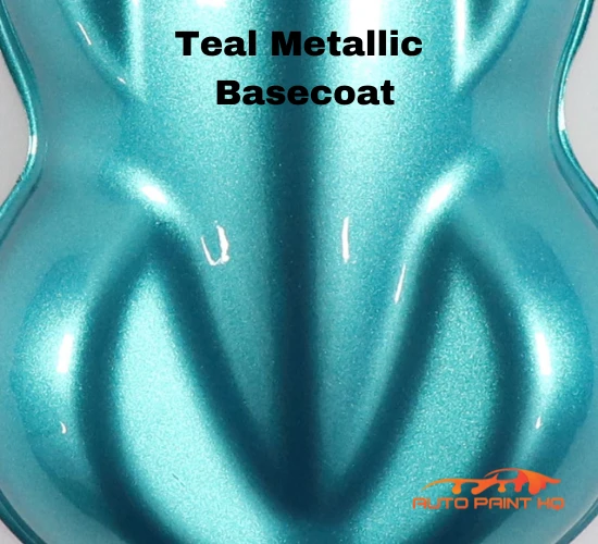Teal Metallic Basecoat Clearcoat Quart Complete Paint Kit 2 Teal Metallic Basecoat Clearcoat Quart Complete Paint Kit - Image 2