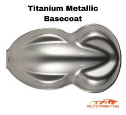 Titanium Metallic Basecoat Clearcoat Quart Complete Paint Kit